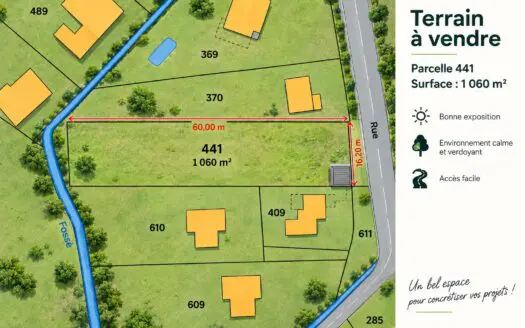 Vente terrain , 34460